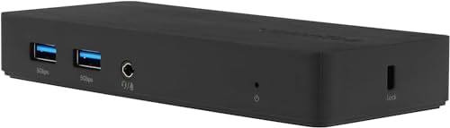 VisionTek VT1100 USB Docking Station - 1x HDMI, 1x DP, 1x VGA, 3X USB Ports, Audio, Ethernet for Windows
