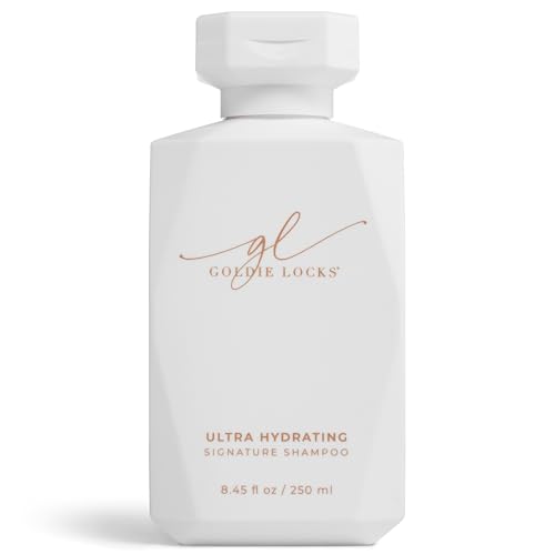 Goldie Locks Ultra Hydrating Signature Shampoo, Safe For Hair Extensions & Color Treated Hair, Maintains Texture & Shine, Encourages Healthy Hair Growth, Protein Free, 8.45 Fl Oz