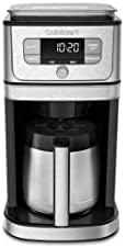 Cuisinart DGB-850FR Fully Automatic 10 Cup Burr Grind and Brew Thermal Coffeemaker Silver (Renewed)