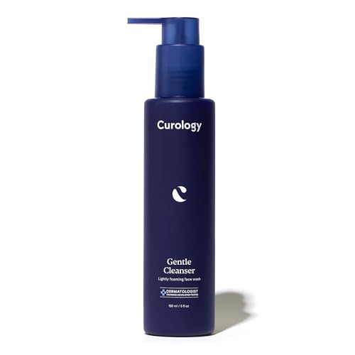 Curology Gentle Facial Cleanser, Lightly Foaming Face Wash, For Sensitive, Dry or Oily Skin Types, Hydrating Gel Texture, Fragrance Free Skin Care, 5 fl oz