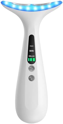Facial and Neck Massager for Face, Neck - Skin Lifting & Firming - Wrinkle & Dark Circle Reducer - at Home Skin Care Face Sculpting Tool and Neck Massager