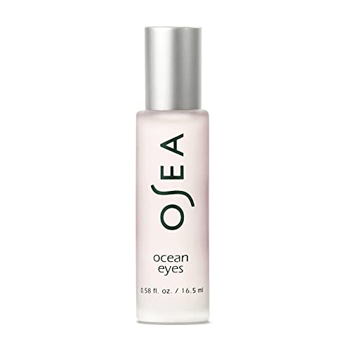 OSEA Ocean Eyes® Age-Defying Eye Serum - For Dark Circles, Puffiness - Cooling Roller Ball Applicator - Hyaluronic Acid, Peptides - Clean Skincare - Vegan & Cruelty-Free Anti-Aging Under Eye Treatment