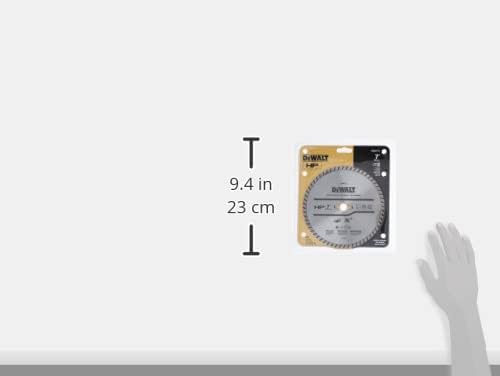 DEWALT Diamond Blade for Block and Brick, Dry/Wet Cutting, Continuous Rim, 7-Inch (DW4712)