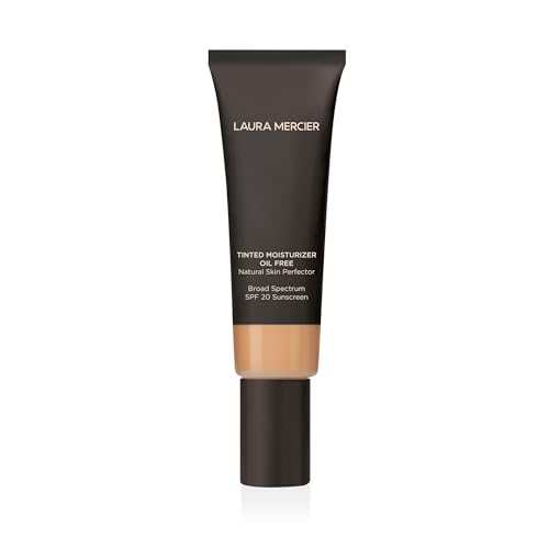 Laura Mercier Tinted Moisturizer Oil Free Natural Skin Perfector with SPF 20: All Day Shine Control, Sheer Coverage, Blurred Matte Finish, For Oily Skin, Skin Tint