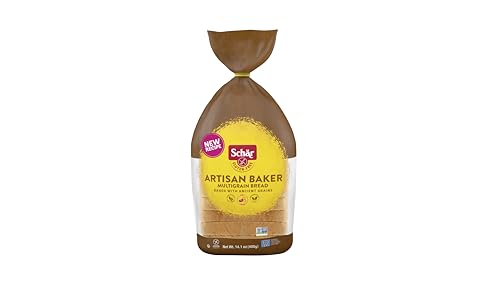 Schär Gluten Free Artisan Baker Multigrain Bread, 14.1oz (8-Pack) - Soft, Nutritious, High-Fiber, Seeds & Grains, Perfect for Gluten-Free Diets