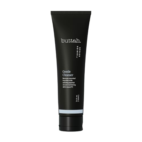 Buttah Skin by Dorion Renaud Facial Cleanser 3.4oz - Clarifying Face Wash - Oil & Dirt Extracting Wash - Daily Cleansing - Naturally Based - Face Wash for Melanin Rich Skin - Black
