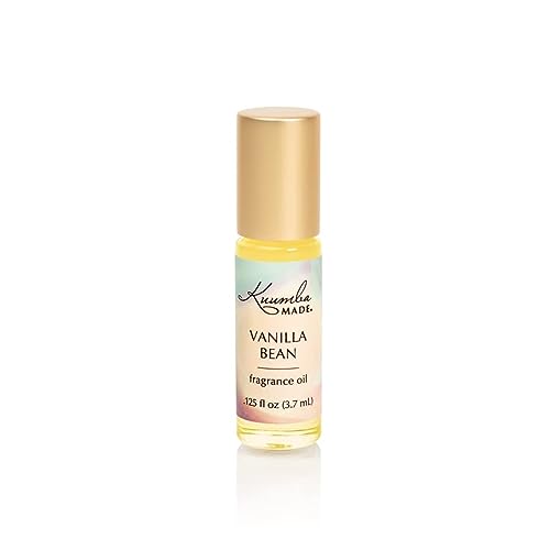Kuumba Made Vanilla Bean Fragrance Oil Roll-On 0.13 fl oz (3.7ml) | Rollerball Perfume | Alcohol Free