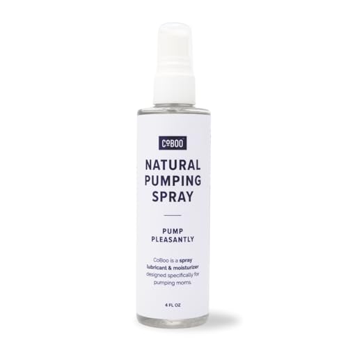 Breast Pump Flange Spray | Helps Sore Nipples & Clogged Milk Ducts | Skin Lubricant for Breast Pumping | Apply Pumping Spray Directly to Shields | Vegan & Lanolin Free | (4 Fl Oz)
