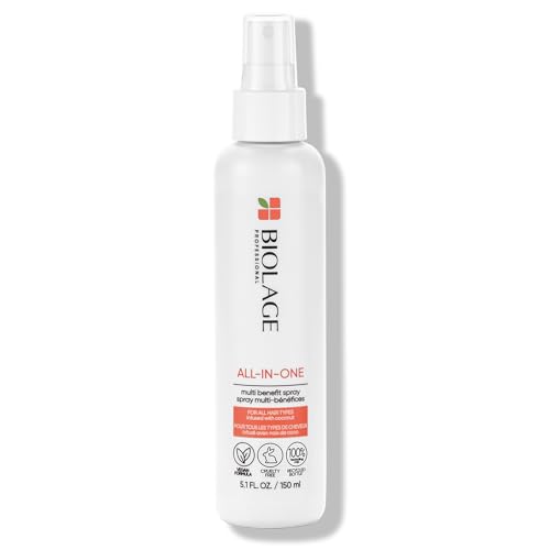 Biolage All-In-One Coconut Infusion | Multi-Benefit Treatment Spray For All Hair Needs | With Coconut | For All Hair Types | Sulfate & Paraben-Free | Vegan