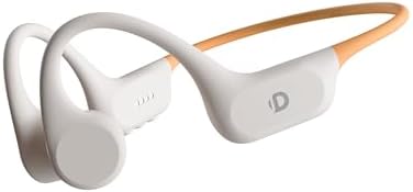 Open Ear Sport Headphones, Soft Silicone Wireless Bone Conduction Earphones, Powerful Bass, 10H Lasting, Multipoint Capable, Quick Charge, Built-in 32GB MP3