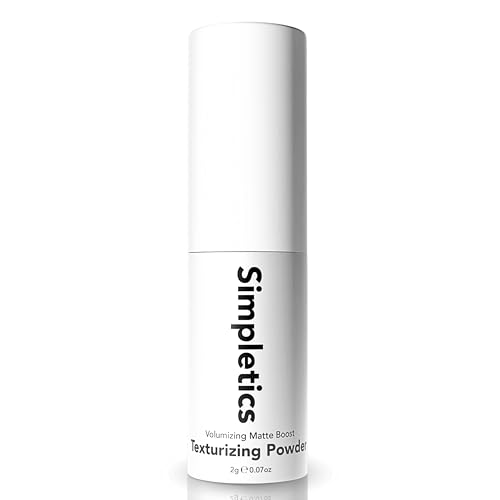 Texturizing Powder for Volume & Texture - All Natural, 4 Ingredient Nourishing Formula with Rice Starch - Chemical Free - Gives Volumized, Texturized, Matte Finish to Men & Women...