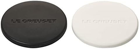 Le Creuset Set of 2 Mill Caps, Black and White, 12"