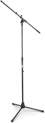On-Stage MS7701B Euro Boom Microphone Stand - Black