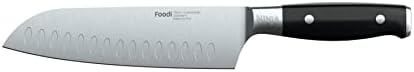 Ninja K30118 Foodi NeverDull System 7-Inch Santoku Knife, Premium, German Stainless Steel, Black