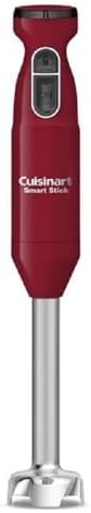 Cuisinart Hand Blender, Smart Stick 2-Speed Hand Blender- Powerful & Easy to Use Stick Immersion Blender-for-Shakes, Smoothies, Puree, Baby Food, Soups & Sauces, Red, CSB-175RP1