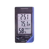 TRACEABLE - AO-90080-06 Traceable Thermometer with Clock, Humidity Monitor, and Calibration & Traceable Calibrated Fridge/Freezer Digital Thermometer; 5 mL Bottle Probe