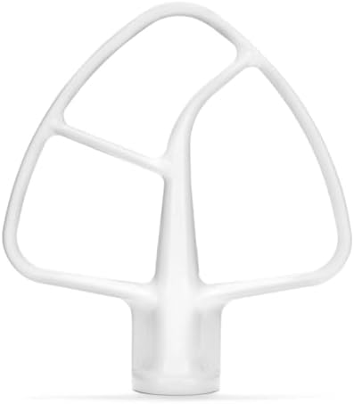 Kitchen Beeter KitchenAid K45B Coated Flat Beater, White, 4.5 Qt
