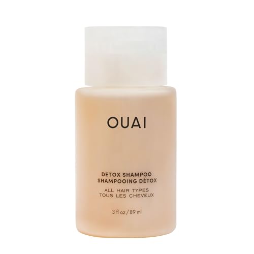 OUAI Detox Shampoo, Jumbo - Clarifying Shampoo for Build Up, Dirt, Oil, Product and Hard Water - Apple Cider Vinegar & Keratin for Clean, Refreshed Hair - Sulfate-Free Hair Care (16 Fl Oz)