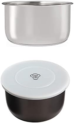 Goldlion Accessories for Ninja Foodi 6.5 Qt, Stainless Steel Inner Pot, Inner Pot Cover