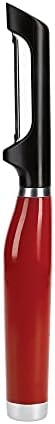 KitchenAid Euro Peeler, Stainless Steel Swivel Peeler for Fruit and Vegetables - Empire Red