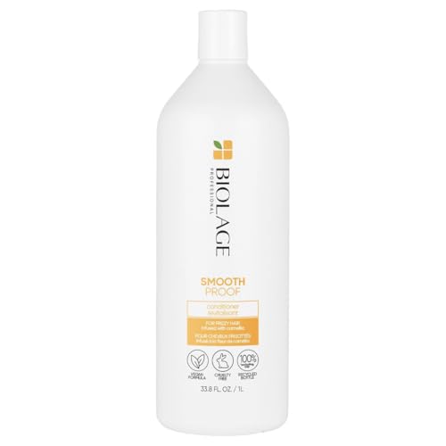 Biolage Smooth Proof Conditioner | Provides Humidity Control & Anti-Frizz Smoothness | For Frizzy Hair | Paraben & Silicone-Free | Vegan