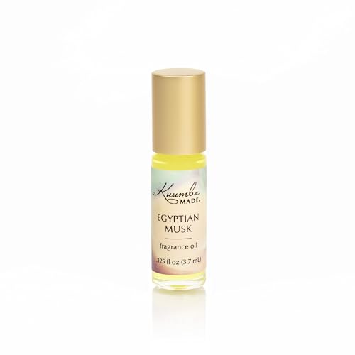 Kuumba Made Egyptian Musk Fragrance Oil Roll-On 0.125 fl oz (3.7ml) | Rollerball Perfume | Alcohol Free