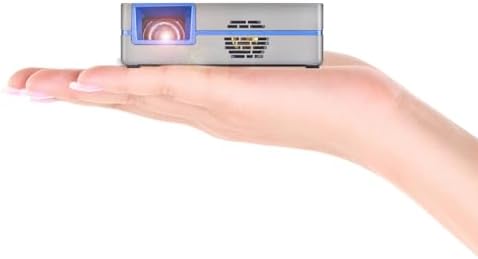 Short Throw Mini Projector AAXA SLC450 1080P Native 4K Resolution 5G WIFI Bluetooth 5.0 RGB LEDs Outdoor Projector Android Onboard Wireless Mirroring iPhone Projector (Renewed)