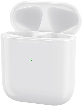 Charging Case Compatible with Airpods 1st & 2nd Generation, Airpods1st & 2nd Wireless Charger Case Replacement with Sync Button and Built-in 450 mAH Battery (No Earbuds Include)