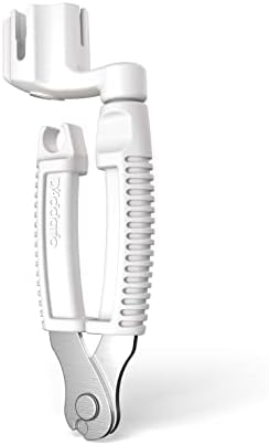 D'Addario Accessories Pro-Winder - The Original Guitar String Winder, Guitar String Cutter, Guitar Bridge Pin Puller - All in One Guitar Tool for Restringing - White