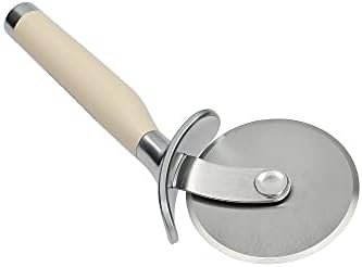 KitchenAid Pizza Cutter and Slicer, Pizza Oven Accessories, Durable and Easy to Clean Almond Cream