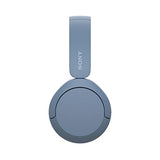 Sony WH-CH520 Wireless Headphones Bluetooth On-Ear Headset with Microphone, Blue