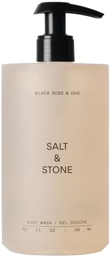 Salt & Stone Body Wash with Antioxidants for Deep Moisture | For Women & Men, Sulfate, Paraben, & Dye Free, Leaving Skin Soft and Hydrated