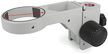 76mm Diameter Microscope Stand Holder Bracket Stereo Zoom Microscope Adjustable Industrial Trinocular Binocular Microscope Arm (Color : 76mm-25mm-01)