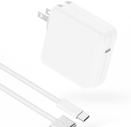 Charger for MacBook Air 13 15 inch M2 M3 2024 2023 2022 2021 MacBook Pro 14 inch M1 M2 M3 M4, 70W USB C Power Adapter, 6.6FT USB C to 3 Braided Cable, Powerful Connect, Super Durable, Original Quality