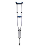 Carex Folding Aluminum Under Arm Crutches - Lightweight Crutches for Adults 4'11" to 6'1", Adult Crutches, 2 Crutches Included, Universal Crutches for Walking