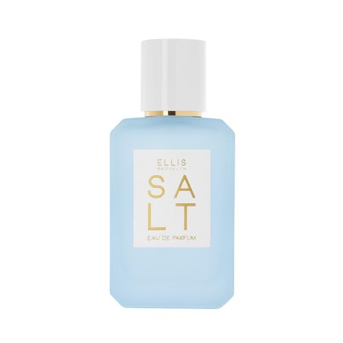 Ellis Brooklyn SALT Eau De Parfum - Aquatic Gourmand Musk Perfume For Women with Ylang Ylang, Tahitan Tiare, & Musk, Vegan Perfume Made In The USA