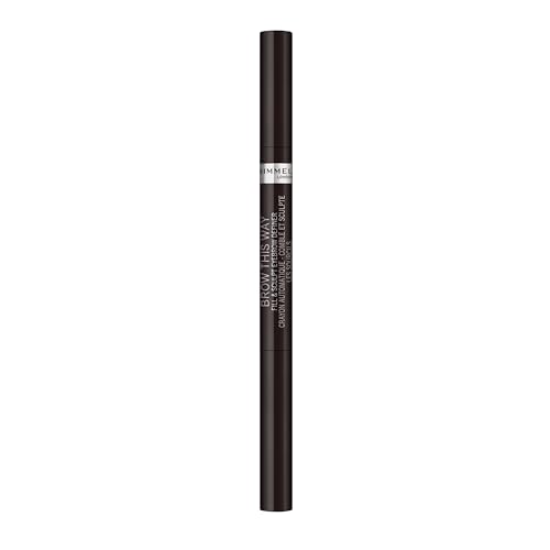 Rimmel Brow This Way Fill & Sculpt Eyebrow Definer, Soft Black