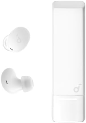 Soundcore A30i by Anker, Smart Noise Cancelling Earbuds,Lipstick-Shaped Stylish Design,Tiny, Lightweight Comfort,Clear Sound, IP54,15H Playtime in ANC Mode,Wireless Earbuds,Bluetooth 5.4(Renewed)