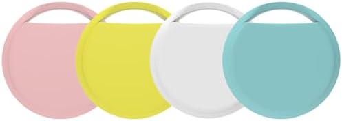 Air Tracker Tags 4 Pack Smart Tag Bluetooth Trackers Work with Apple Find My (iOS Only), Lightweight Tag Prevent Loss of Luggage Wallets Keys Bags,Replaceable Battery,IP67 Waterproof