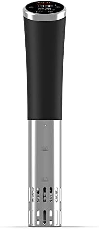 Instant Pot Accu Slim Sous Vide 800W Precision Cooker,Immersion Circulator,Ultra-Quiet Fast-Heating with Big Touchscreen Accurate Temperature and Time Control,Waterproof
