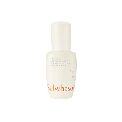 Sulwhasoo First Care Activating Serum - Skin Barrier Strengthening Anti-Aging Face Serum, Visibly Plumps & Hydrates, Reduces Visible Fine Line & Wrinkles, Vitamin C, Korean Skincare