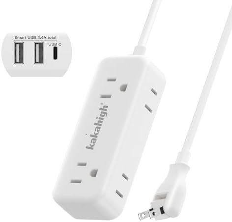 US to Japan Plug Adapter, 1875W 2 Prong Extension Cord 5 FT with 180° Rotating Flat Plug, Type A Travel Plug Adaptor for USA to Japanese Tokyo Canada Mexico Philippines Peru China Colombia