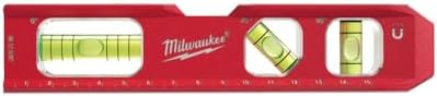 Milwaukee 4932459097 Billet Torpedo Level, Red/Black