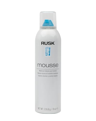RUSK Designer Collection Mousse Maximum Volume and Control, Firm-Holding Styling Mousse, 8.8 oz.