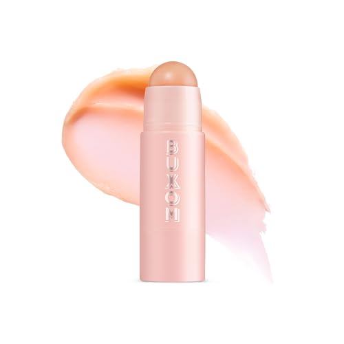 BUXOM Power-Full Plumping Lip Balm, Tinted Lip Balm Plumper, Enhancing & Hydrating Lip Moisturizer Formulated with Peptides