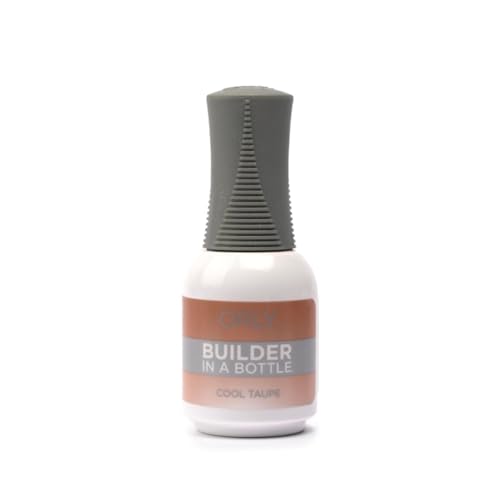 Orly GELFX Builder in a Bottle Colors | Self leveling all-in-one formula for nail extensions (Cool Taupe 0.6 oz)