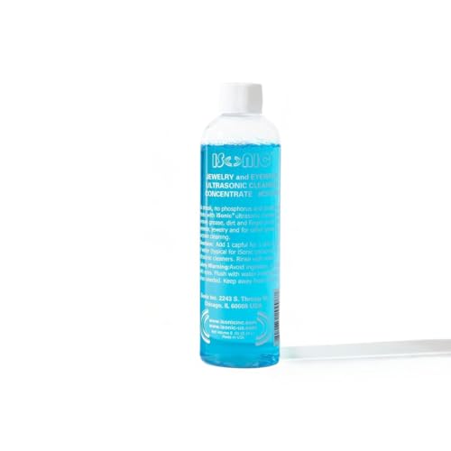 iSonic CSGJ01-8OZx1 Ultrasonic Jewelry/Eye Wear Cleaning Solution Concentrate,Blue