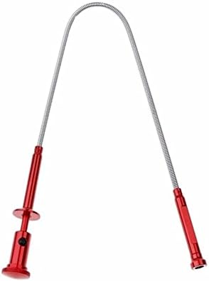 HARDK Claw Magnetic Pick-up Tool 4 Claws with Bright LED light Flexible Spring Magnet Grab Grabber Fingers Prongs for garbage pick up,arm extension