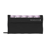 Remington H1015 Compact Ceramic Worldwide Voltage Hair Setter & Rollers, 1-1 ¼" Purple/Black, Original Version, 10 Piece Set