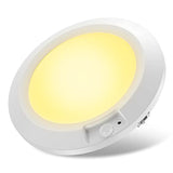 6.2 inch Motion Sensor Ceiling Light Battery Operated Fixture LED Closet Lights Battery Powered Wall Lights 210LM 3000K for Laundry Stairw Indoor-Warm White(1 PCS)